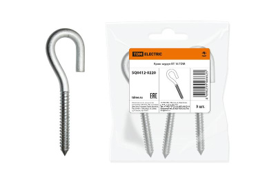 Крюк-шуруп ВТ 16 | SQ0412-0220 | TDM