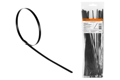 Хомут стальной с полимерным покрытием ХСП (304) 4,6х350 (50шт) | SQ0582-0108 | TDM