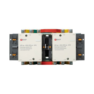 Контактор реверсивный КТЭ 115А кат. 230В AC 2НО EKF ctr-b-r-115