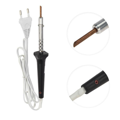 Паяльник с керамическим нагревателем 220 В 25 Вт | 12-0425 | SDS