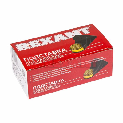 Подставка под паяльник + стружка для очистки жала | 12-0309 | REXANT