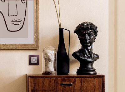 Etika Алюминий Термостат д/пола | 672430 | Legrand