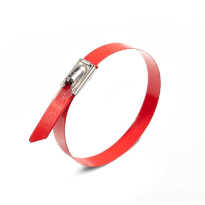 Стяжки стал. с покрытием СКС-П (316) 4,6*350 (красн) | 83065 | Fortisflex