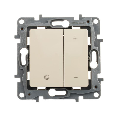 Etika Слоновая кость Светорегулятор нажимной, 400Вт | 672318 | Legrand