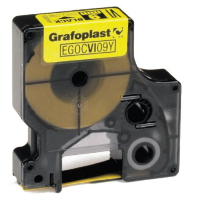 Картридж термо трубка 12мм х 1,5м желтый | GRCHS12Y | DKC